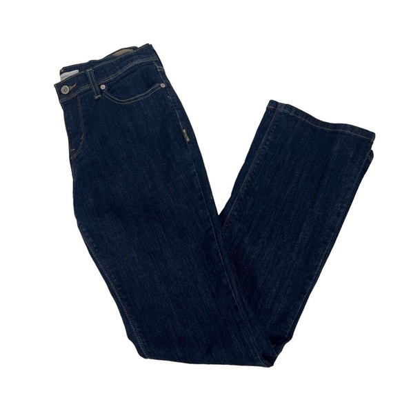 LEVI’S 515 Women’s Blue Jeans Sz 4M Bootcut Pockets Stretch Dark Wash - Picture 1 of 8